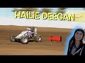 HAILIE DEEGAN'S FIRST TIME IN A SPRINT CAR!