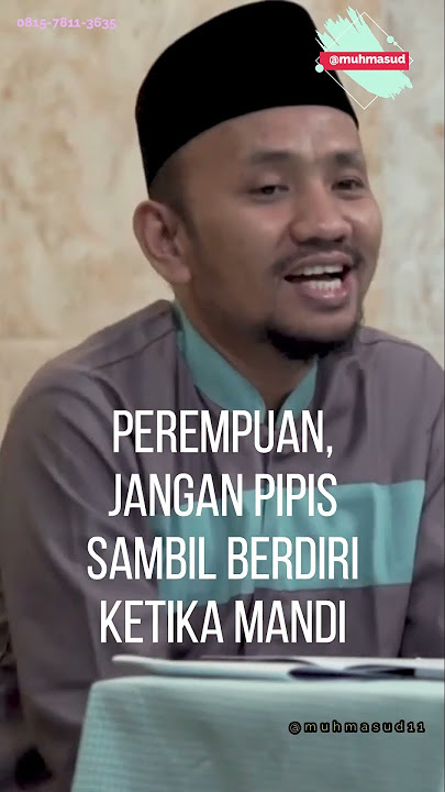 Perempuan Jangan Pipis Sambil Berdiri