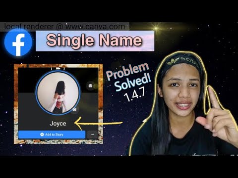 how to make one single name on facebook 2020 android | Problem Solved :)