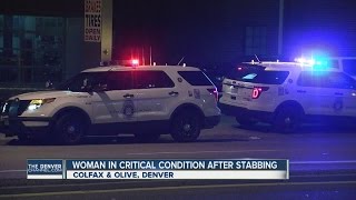 Woman in critical condition after stabbing