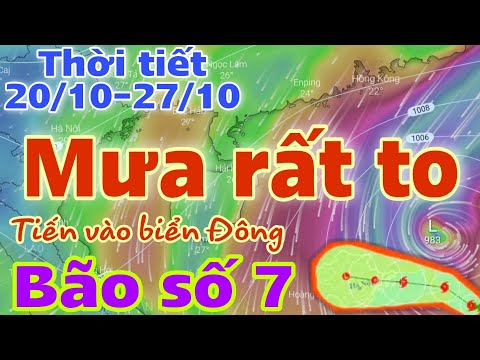Video Dự báo thời tiết hôm nay và ngày mai 21/10 | dự báo... - youtube