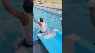 Swimming pool Lalupur Mainpuri #viral #video #public #shivansh Rajput.......