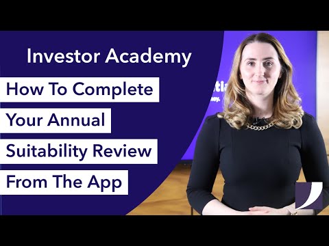 How To Complete Your Annual Suitability Review From The App