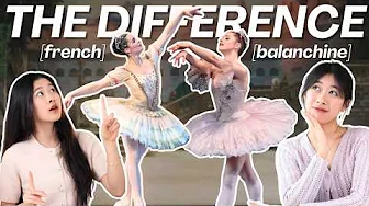 Comparing ONE BALLET in TWO DIFFERENT STYLES: French vs Balanchine