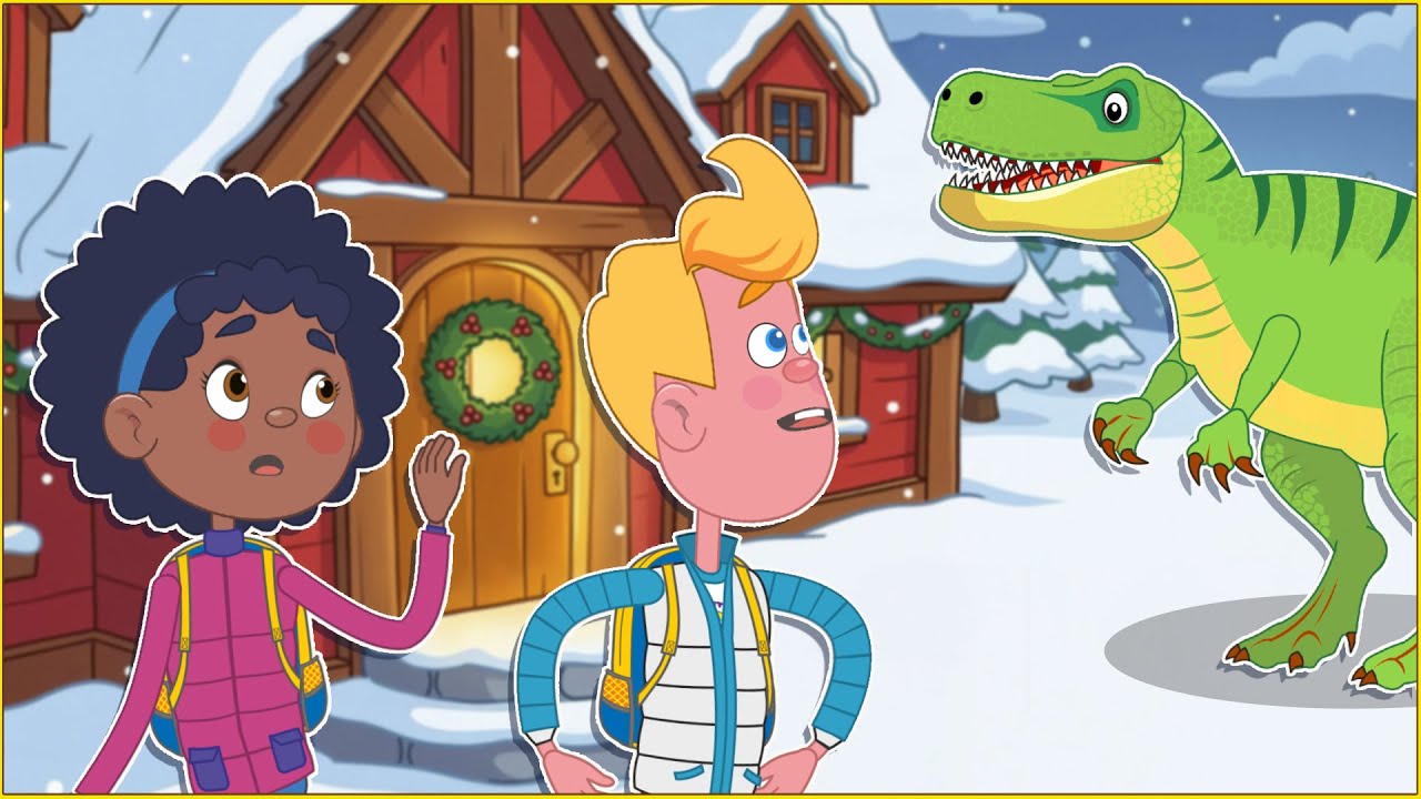 Christmas Monster Hunts & Winter Songs for Kids | Dino at Santa’s Workshop, Yeti Hunt & More