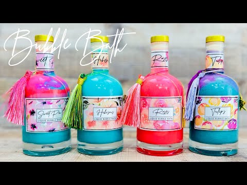 How to Make Liquid Bubble Bath with Only 2 Ingredients