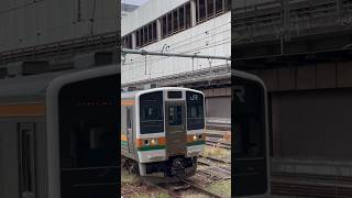 高崎211系延命工事に伴う臨時入場 #列車 #鉄道 #電車 #211系 #通過シーン #入場 #検査 #ジョイント音