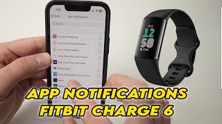 Fitbit Charge 6: How to Turn ON App Notifications screenshot 1