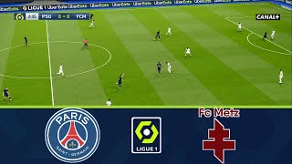 PARIS SAINT-GERMAIN VS METZ | LIGUE 1 UBER EATS 2023/2024 | FOOTBALL LIFE 2023