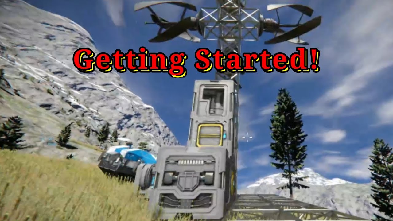 Getting Started! Ep 1- Space Engineers Automatons 2023 Tutorial - YouTube