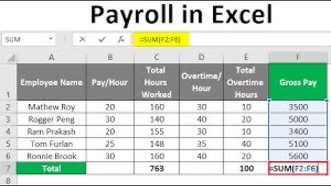 #Ethio Adis Tube Calculate Payroll in Excell/የደሞዝ አሰራር በ Excell