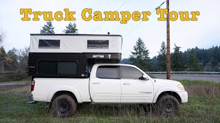 Best Lightweight Budget 4x4 Truck Camper? Four Wheel Campers Hawk Shell  Tour And Walk Through