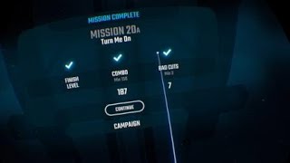 [Beat Saber] Mission 20A — Turn me on
