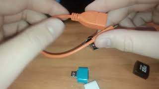 обзор переходника с SD карты на разьём USB | как сделать флэшку из карты памяти