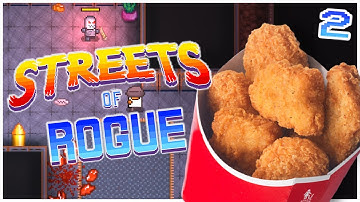 Streets of Rogue - #2 - WInner, Winner, Chicken Nugget Dinner! (4-Player Early Access Gameplay)