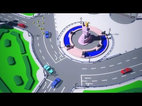 Crossroad crash Android GamePlay (By Two Beards games)