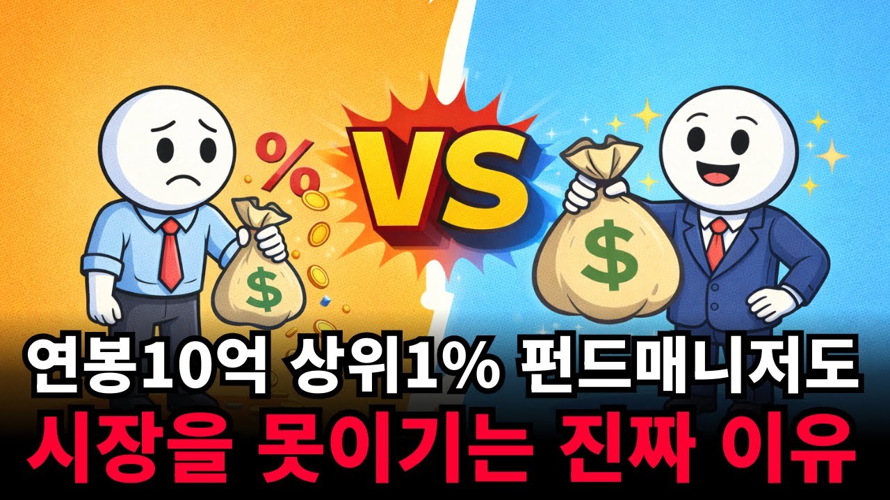 상위 1% 펀드 매니저도 시장을 못 이기는 진짜 이유