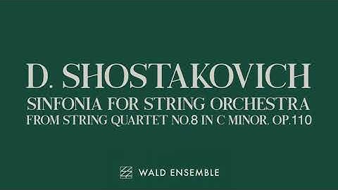 D. Shostakovich Sinfonia for String Orchestra from String Quartet No.8 - Wald Ensemble 발트앙상블