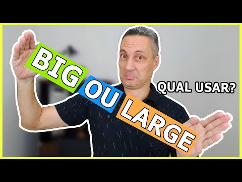 Big x Large x Great: Qual a diferença - English Experts