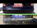 طريقة دهان السيارة او اجزاء منها خطوة بخطوة how to paint Car bumper