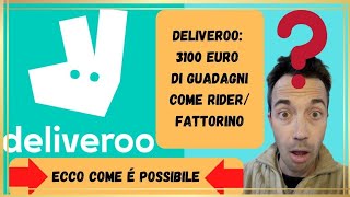 Deroo 3100 Di Guadagni Per Lavorare Come Riderfattorinoecco Com Possibile trending viral