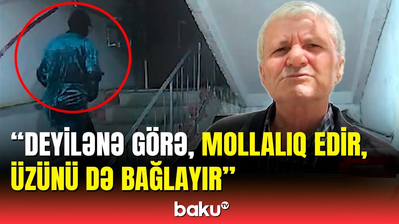 Mingəçevirdə qorxulu hadisə | Bıçaqla gəlib camaatın üstünə cumur