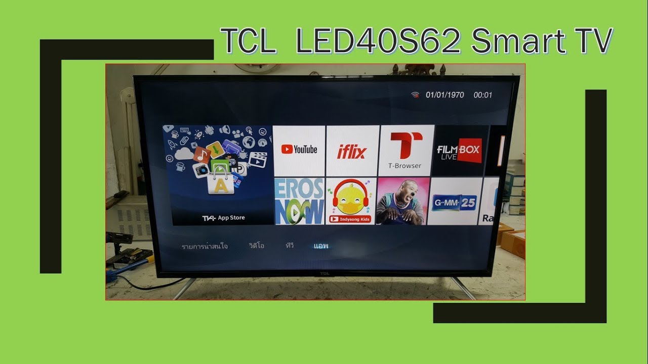 TCL LED40S62 Smart LED TV - YouTube