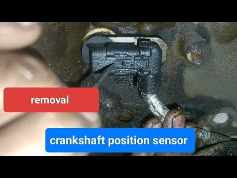 crank position sensor removal 🤔🧑‍🔧 || crankshaft position sensor 🥺😱