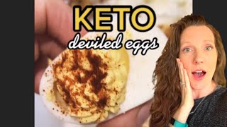 KETO FRIENDLY DEVILED EGGS | Keto Friendly Snacks & Appetizers | Healthy Keto Snacks KETO FRIENDLY DEVILED EGGS | Keto Friendly Snacks & Appetizers | Healthy Keto Snacks
