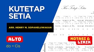 Ku Tetap Setia (Alto)