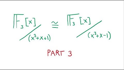 Finding isomorphisms between quotients of F_3[x], part 3.