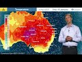 ⚠Weather Update: Heatwave conditions in Qld and NSW, 17 Jan. 2017