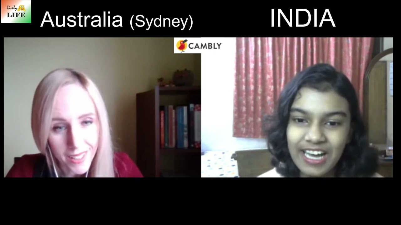 Cambly English Conversation #8 with lovely tutor from Australia  | Adrija Biswas