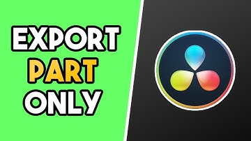How to Export Part of Timeline in Davinci Resolve