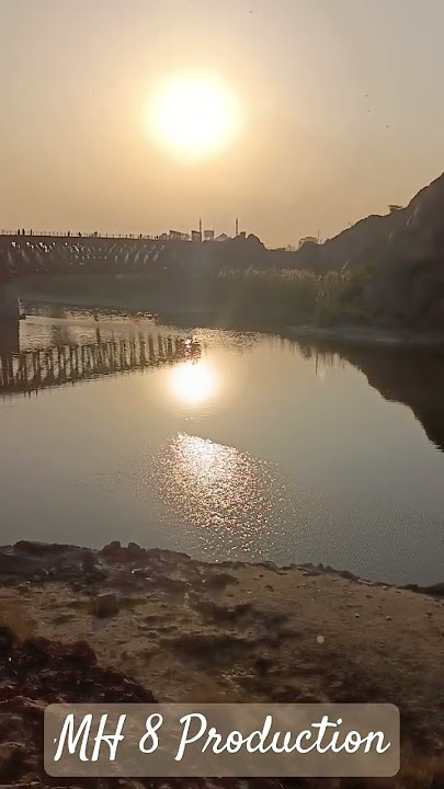 Beautiful evening scene at Chenab River chiniot 23/2/25 #song #music #chiniot #chenabriver #musi