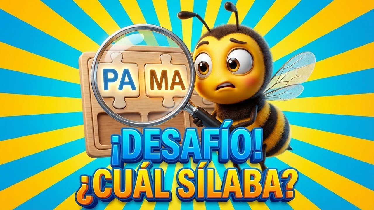 ¿Cuál es la sílaba correcta? Desafío divertido para niños
