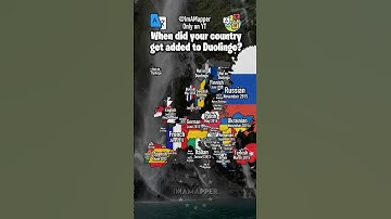 When did your country get added to Duolingo?