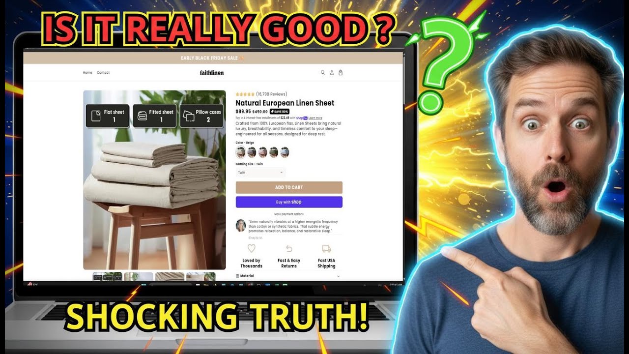 Обзор льняных простыней Faith: стоит ли оно того? Честные мысли о качестве, комфорте и цене.