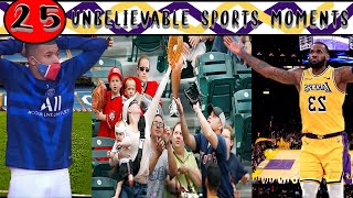 The most UNBELIEVABLE sports moments ever!