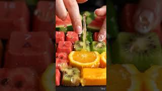 Fruit Keyboard ASMR 🍉 Juicy &amp; Satisfying Typing Sounds (No Talking) #asmr #satisfying #shorts