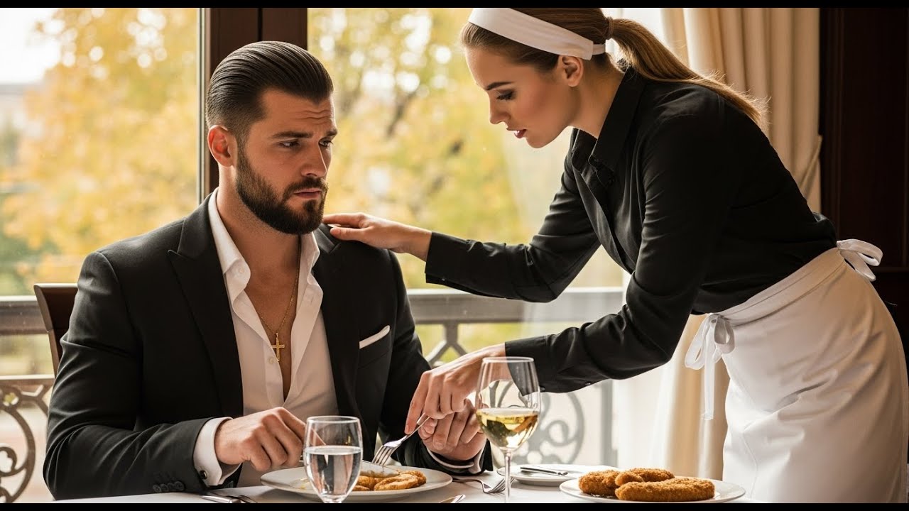 Niepełnosprawny miliarder, szef mafii, nie mógł jeść — aż podeszła do niego życzliwa kelnerka.