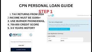 CPN Personal Loan Approval Guide: How you obtain Funding with a CPN