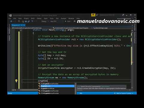 C# 6.0 Tutorial - Advanced - 74. How to Use Rfc2898DeriveBytes Class