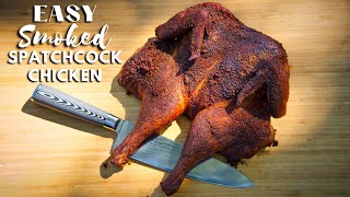 Smoked Spatchcock Chicken with CRISPY Skin