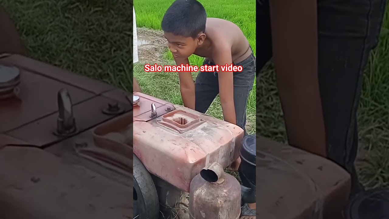 little boy start salo machine 