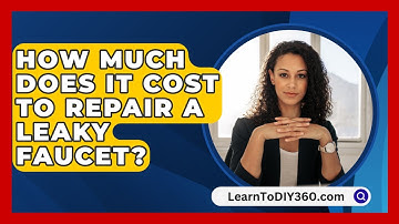 How Much Does It Cost To Repair A Leaky Faucet? - LearnToDIY360.com