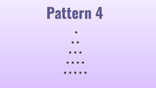 pattern printing using java|pattern-4