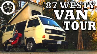 VAN TOUR!!  1987 Volkswagen Vanagon Westfalia Camper