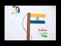 Indian flag with Ice Cream Sticks | Republic Day Flag making | Ice cream Stick se Indian Flag bannao