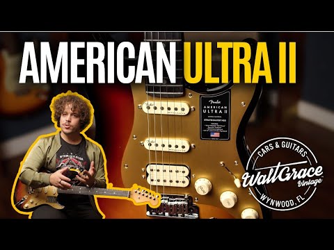 Електрогітара FENDER AMERICAN ULTRA II STRATOCASTER HSS EB ULTRABURST, видео 1